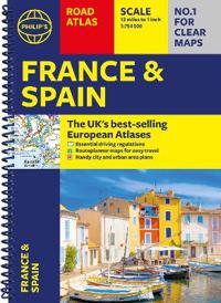 Philip's France and Spain Road Atlas