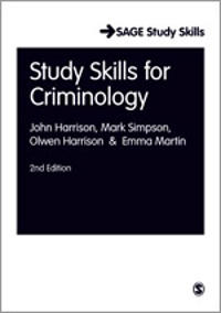 Kirjan kansi "Study Skills for Criminology"