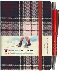 Waverley S.T. (S): Dress Mini with Pen Pocket Genuine Tartan Cloth Commonplace Notebook