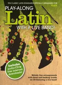 Play-along latin with a live band! (+cd)