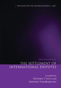Bokomslag för "The Settlement of International Disputes"