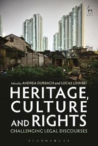 Kirjan kansi "Heritage, Culture and Rights"