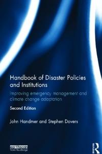 Kirjan kansi "Handbook of Disaster Policies and Institutions"