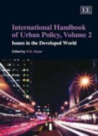 International Handbook of Urban Policy, Volume 2