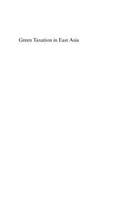 Green Taxation in East Asia