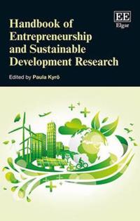 Kirjan kansi "Handbook of Entrepreneurship and Sustainable Development Research"