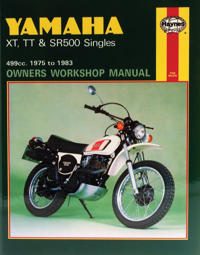 Yamaha XT, TT & SR500 Singles (75 - 83) Haynes Repair Manual