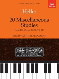 20 Miscellaneous Studies from Op.45, 46, 47, 81, 90 & 125