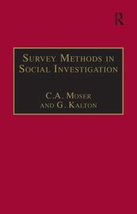 Survey Methods in Social Investigation