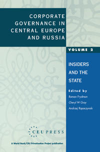 Corporate Governance in Central Europe and Russia