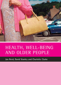 Kirjan kansi "Health, Well-Being and Older People"