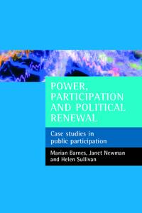 Bokomslag för "Power, participation and political renewal"