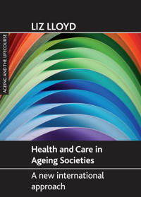 Kirjan kansi "Health and Care in Ageing Societies"