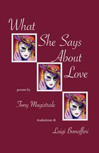 Bokomslag för "What She Says about Love"