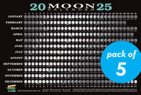 2025 Moon Calendar Card (5 pack)