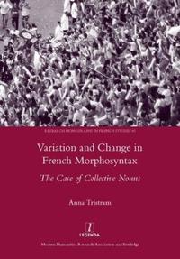 Bokomslag för "Variation and Change in French Morphosyntax"