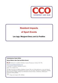 Resident Impacts of Sport Events
