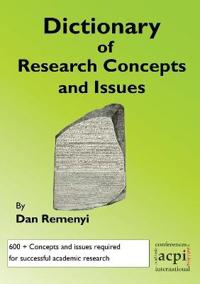 A Dictionary of Research Terms and Issues