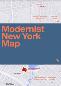 Modernist New York Map