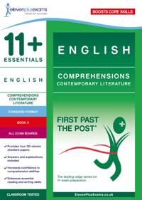 11+ Essentials English: Comprehensions Contemporary Literature Book 3 (Standard Format)