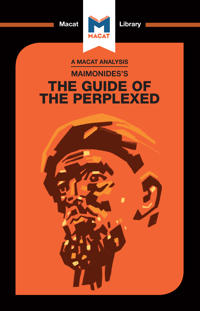 Kirjan kansi "An Analysis of Moses Maimonides's Guide for the Perplexed"