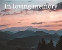 Bokomslag för "Condolence book for funeral landscape (Hardcover)"