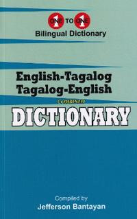English-Tagalog & Tagalog-English One-to-One Dictionary