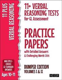 11+ Verbal Reasoning Tests for GL Assessment Practice Papers with Detailed Answers & Challenging Words Lists Bumper Edition