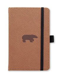 Dingbats* Wildlife A6 Pocket Dotted - Brown Bear Notebook