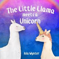 Bokomslag för "The Little Llama Meets a Unicorn"