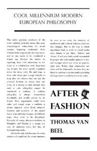 After Fashion