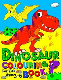 Dinosaur Colouring Book for Kids Ages 3-6