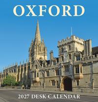 Oxford Colleges Mini Desktop Calendar - 2027
