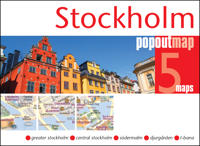 Stockholm PopOut Map - pocket-size, pop up map of Stockholm city centre