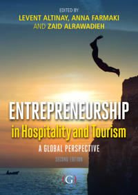 Kirjan kansi "Entrepreneurship in Hospitality and Tourism"