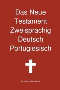 Kirjan kansi "Das Neue Testament Zweisprachig, Deutsch - Portugiesisch"