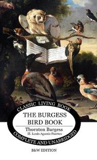 Kirjan kansi "The Burgess Bird Book for Children - b&w"