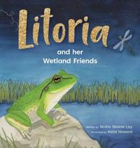 Kirjan kansi "Litoria and Her Wetland Friends"