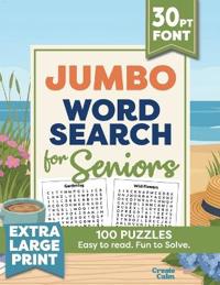 Jumbo Extra Large Print Word Search for Seniors
