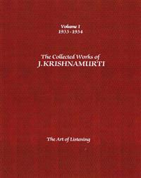 The Collected Works of J.Krishnamurti  - Volume I 1933-1934
