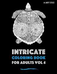 Intricate Coloring Book For Adults Vol 4