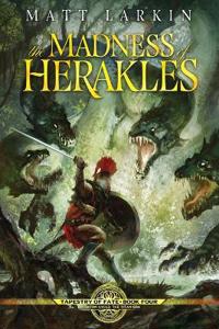 Kirjan kansi "The Madness of Herakles"
