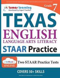 Grade 7 English Language Arts Literacy (ELA) Practice Workbook and Full-length Online Assessments
