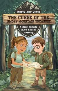 Kirjan kansi "The Curse of the Smoky Mountain Treasure"