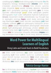 Word Power for Multilingual Learners of English
