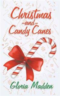 Kirjan kansi "CHRISTMAS AND CANDY CANES"