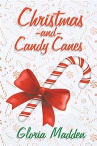 Kirjan kansi "CHRISTMAS AND CANDY CANES"