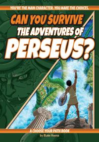 Kirjan kansi "Can You Survive the Adventures of Perseus?"