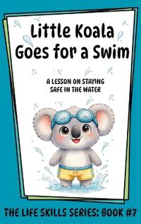 Little Koala Goes for a Swim