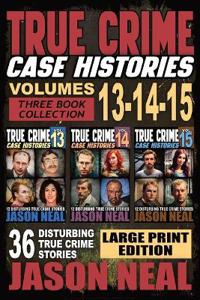 True Crime Case Histories - (Books 13, 14, & 15) LARGE PRINT EDITION